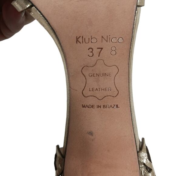 Klub Nico Sandals EUC $200 Size 8/37 #S2679 - Picture 9 of 11